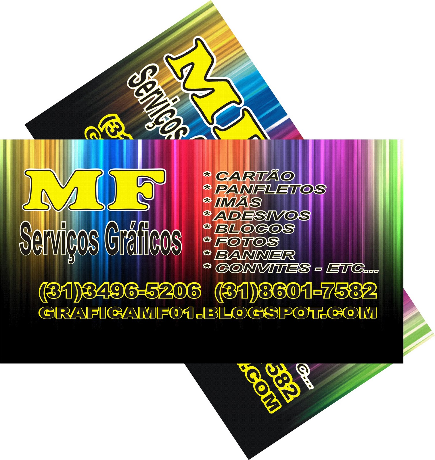 GRAFICA MF: CARTAO DE VISITA