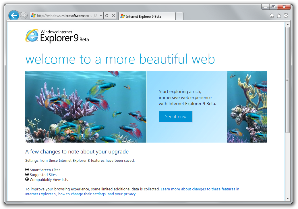 Internet Explorer 9 Beta Blog Do Alex