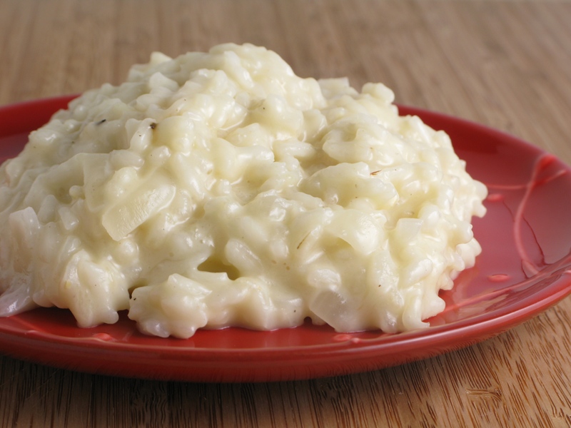 Kitchen Trial and Error three cheese risotto