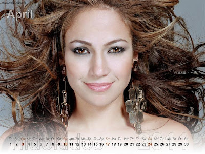 New Year 2011 Calendar, Jennifer Lopez Desktop Wallpapers