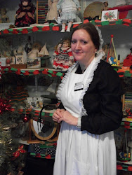 Me dressed as a maid in the Toys and Games room