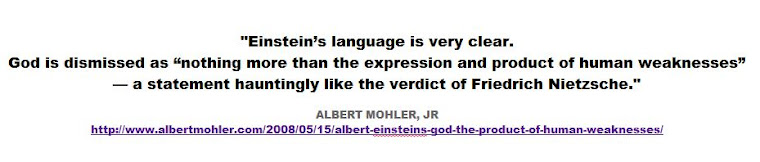 Einstein’s language is very clear - ALBERT MOHLER