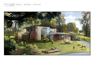 Heavy Rain Set Design Art Concept: House Before