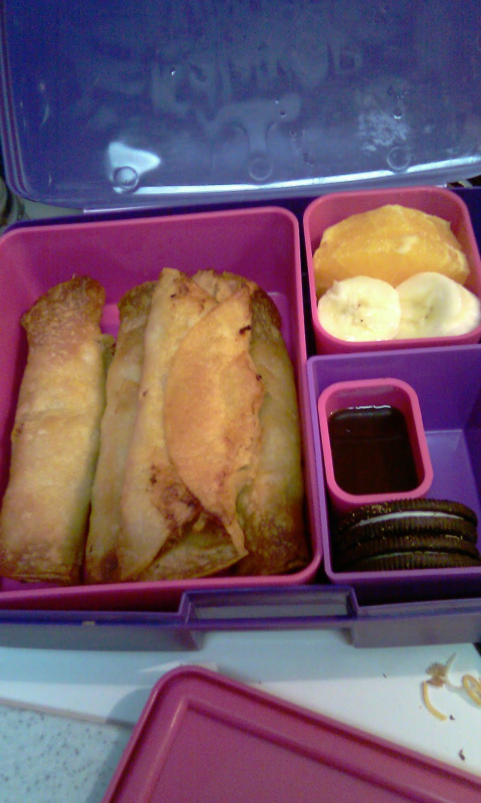 What's For School Lunch? USA School Lunch Taquitos and Oreos