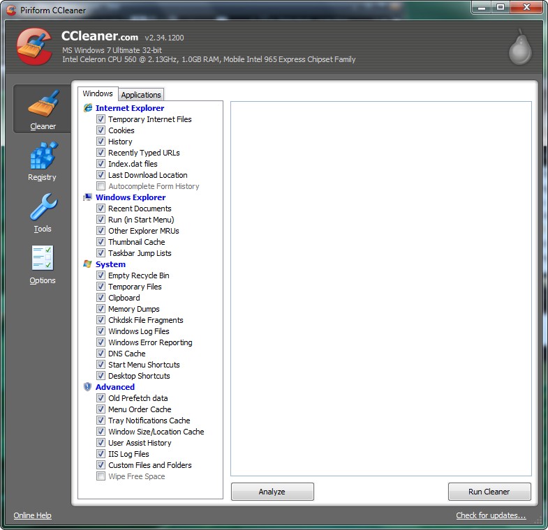 Caches start. Caches start