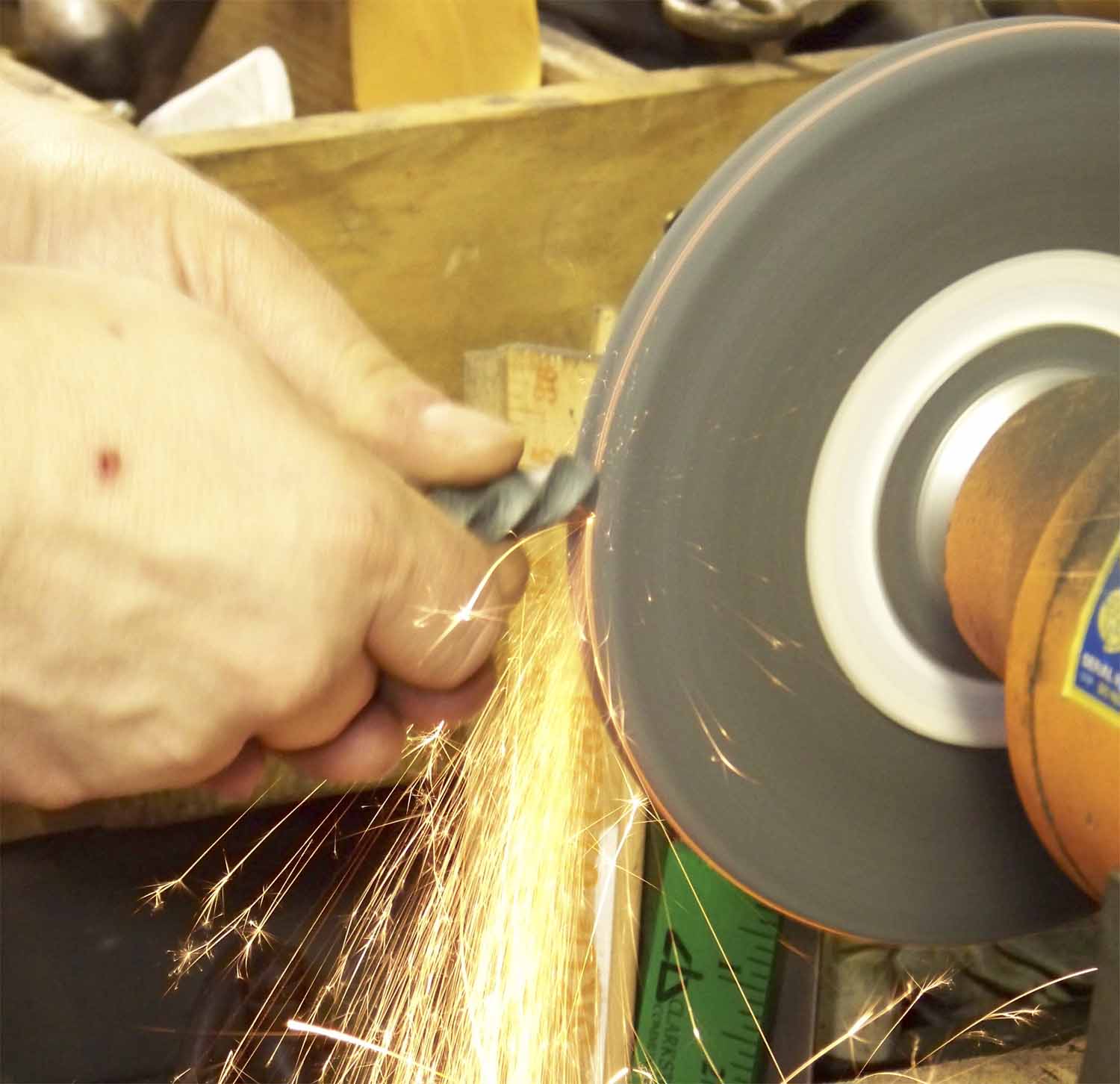 Iron Oak Farm Fiery Friday Making a Center Punch