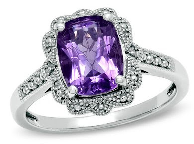 Jewelry & Watches: Amethyst Engagement Rings: Shower your LOVE on your ...