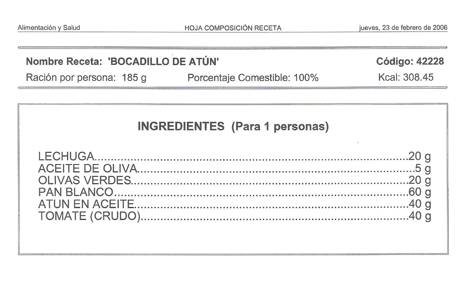 dieta del bocadillo recetas