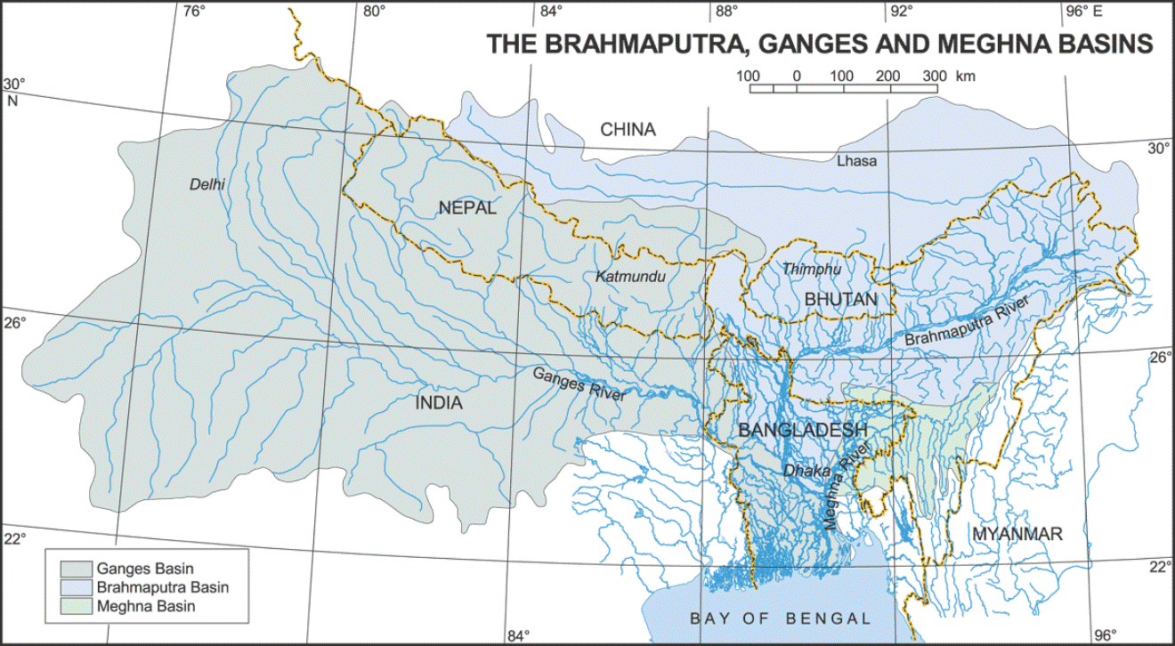 Реки бассейна индийского океана в евразии. Бассейн реки Брахмапутра. Река ганг на карте. Река ганг и Брахмапутра на карте.