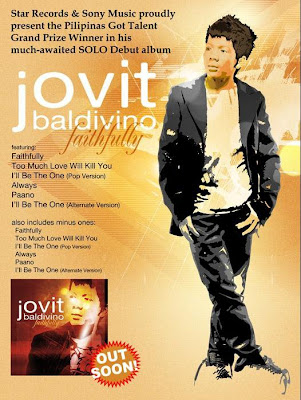 Jovit Badivino FAITHFULLY | The very first album of the first Pilipinas Got Talent winner now available ONLINE and on music stores