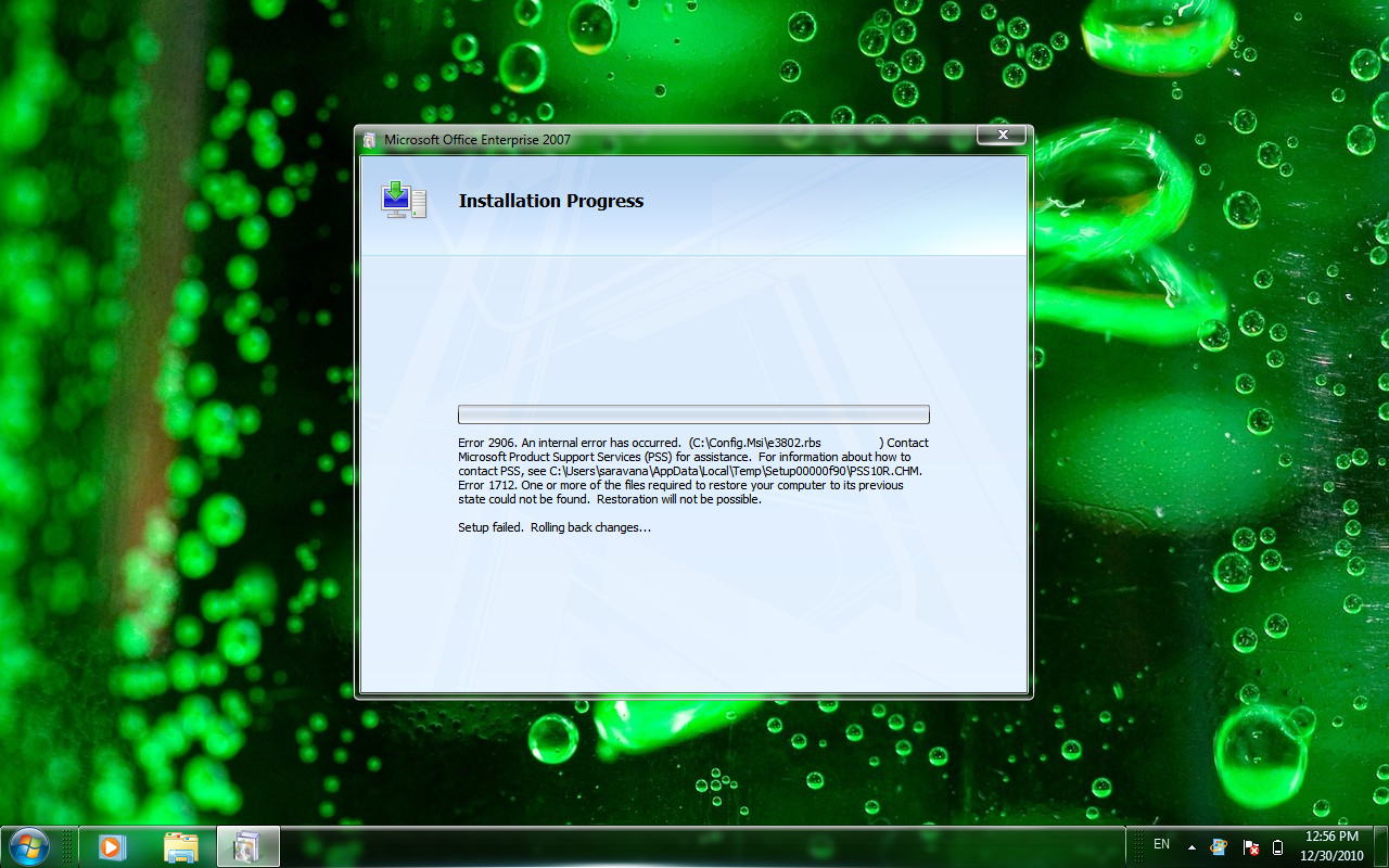 Troubleshooting Windows Errors And Solutions Microsoft Office Installation Error 2906