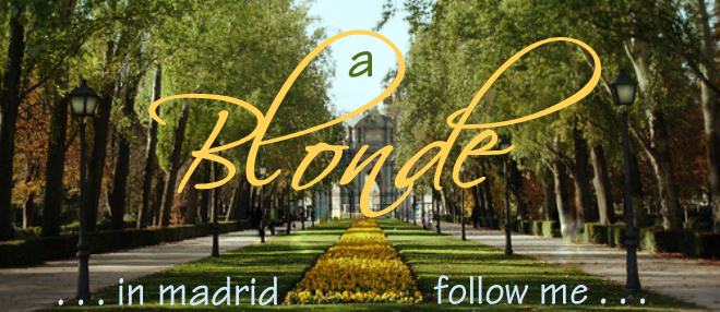 A Blonde in Madrid