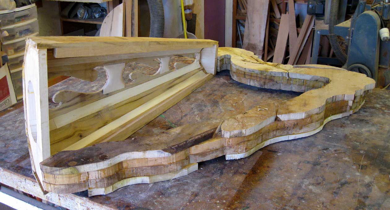 The Custom Harp builder, Glenn J. Hill of Mountain Glen Harps This is