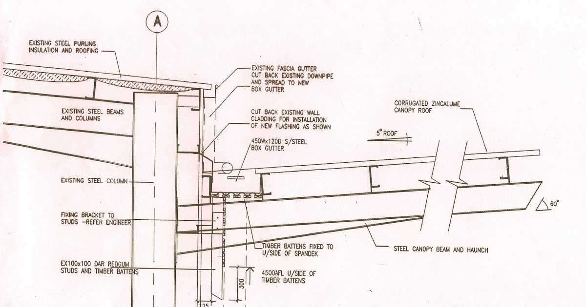 Patience Box Gutter Placed Between a two Levelled Roof