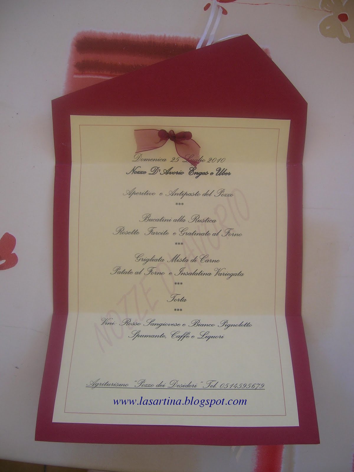 La Sartina Nozze d'avorio dei nonni!