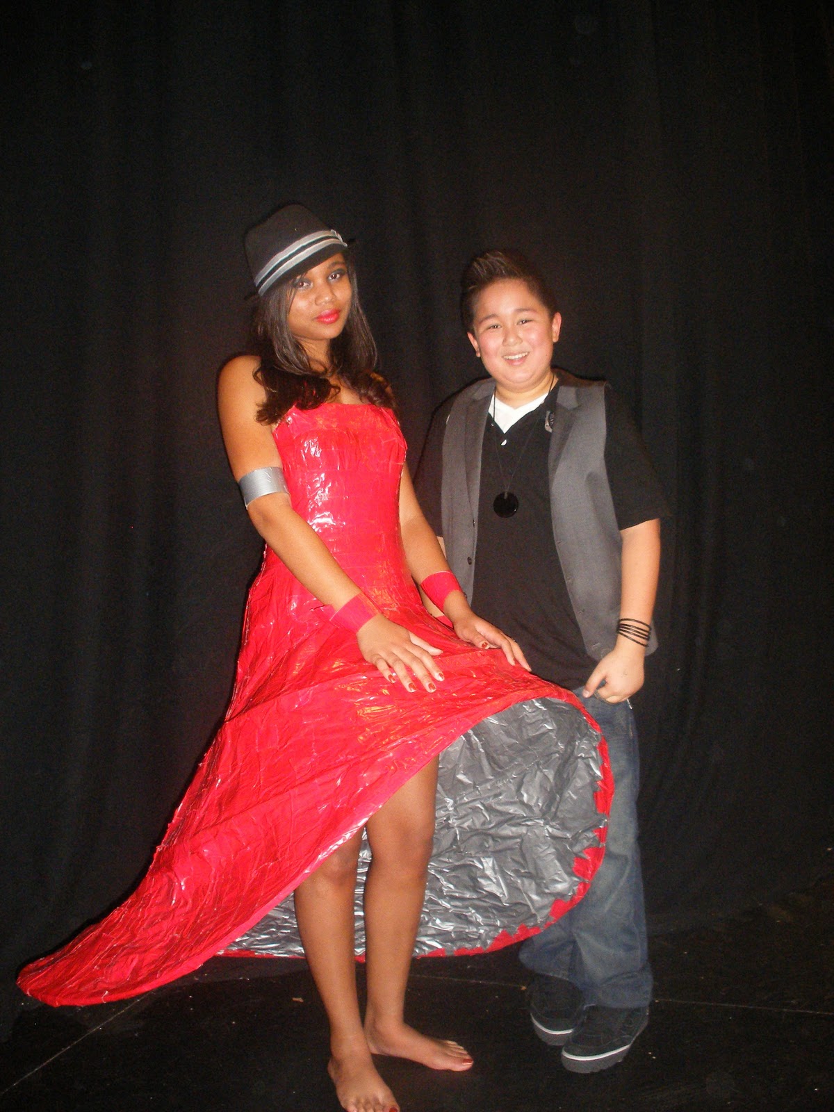 duct tape gown