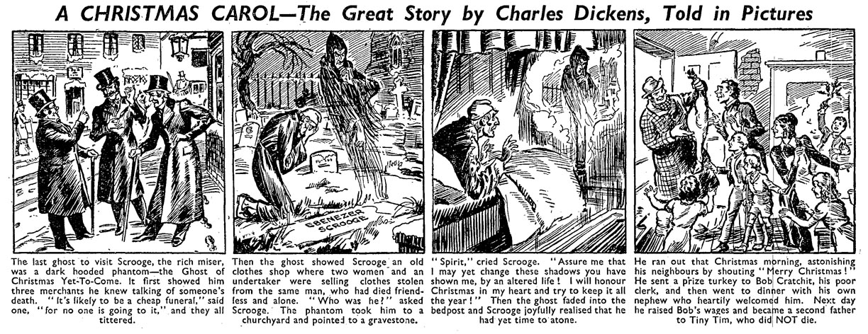 Cartoon bondage quicktime Christmas carol comic strip