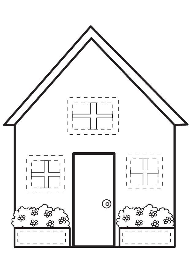 a house coloring pages - photo #7