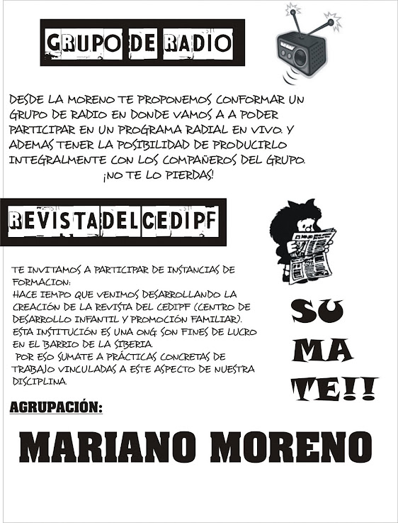 Grupo de radio y Revista... SUMATE!