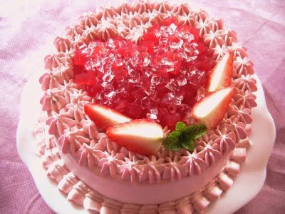 Marshmallow Peeps Valentine's Day Layer Cake