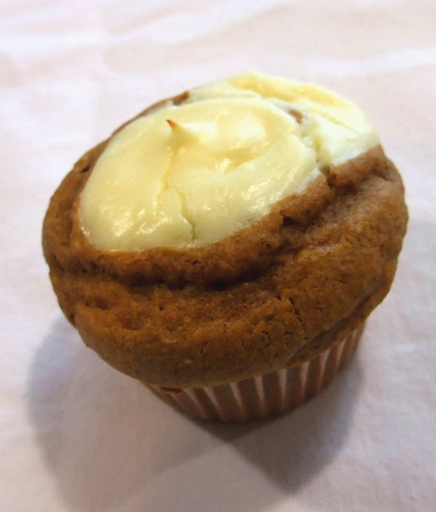 Aunt Peg's Recipe Box Pumpkin Cream Cheese Cupcakes
