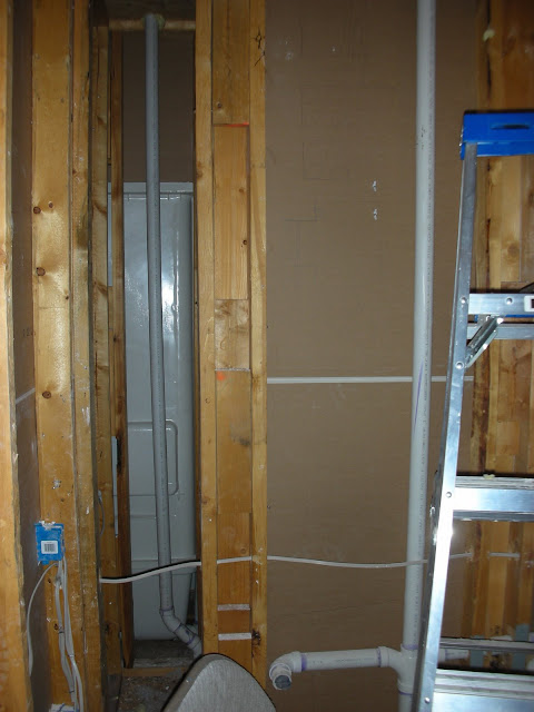 Extra square footage between walls