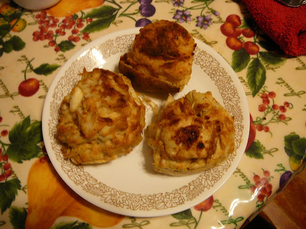 Double Jumbo Lump Crab Cake and stuffed potato