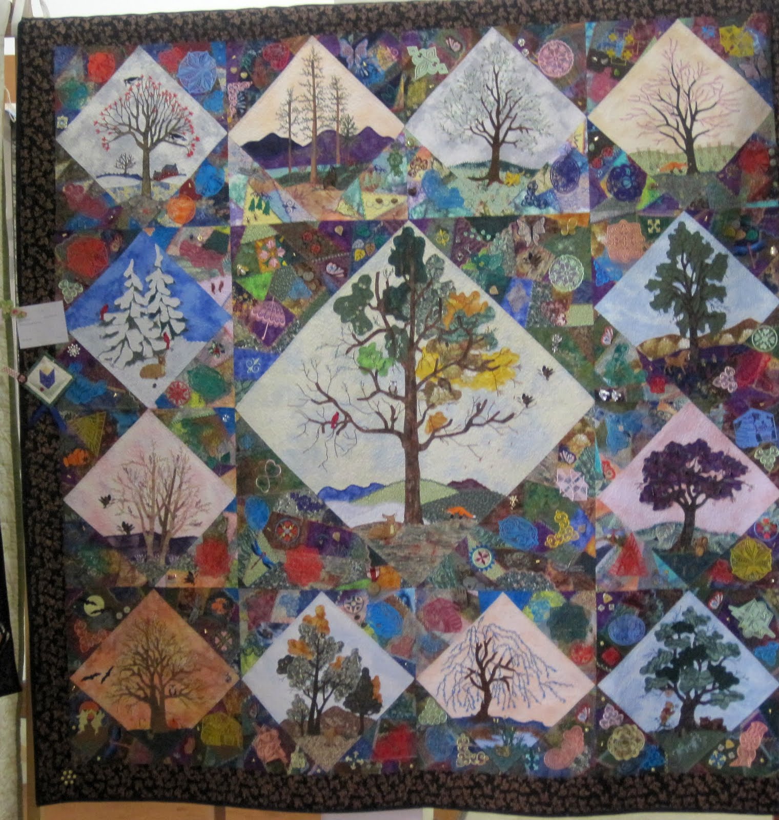 Pieceful Afternoon Quilt show the most amazing quilt!