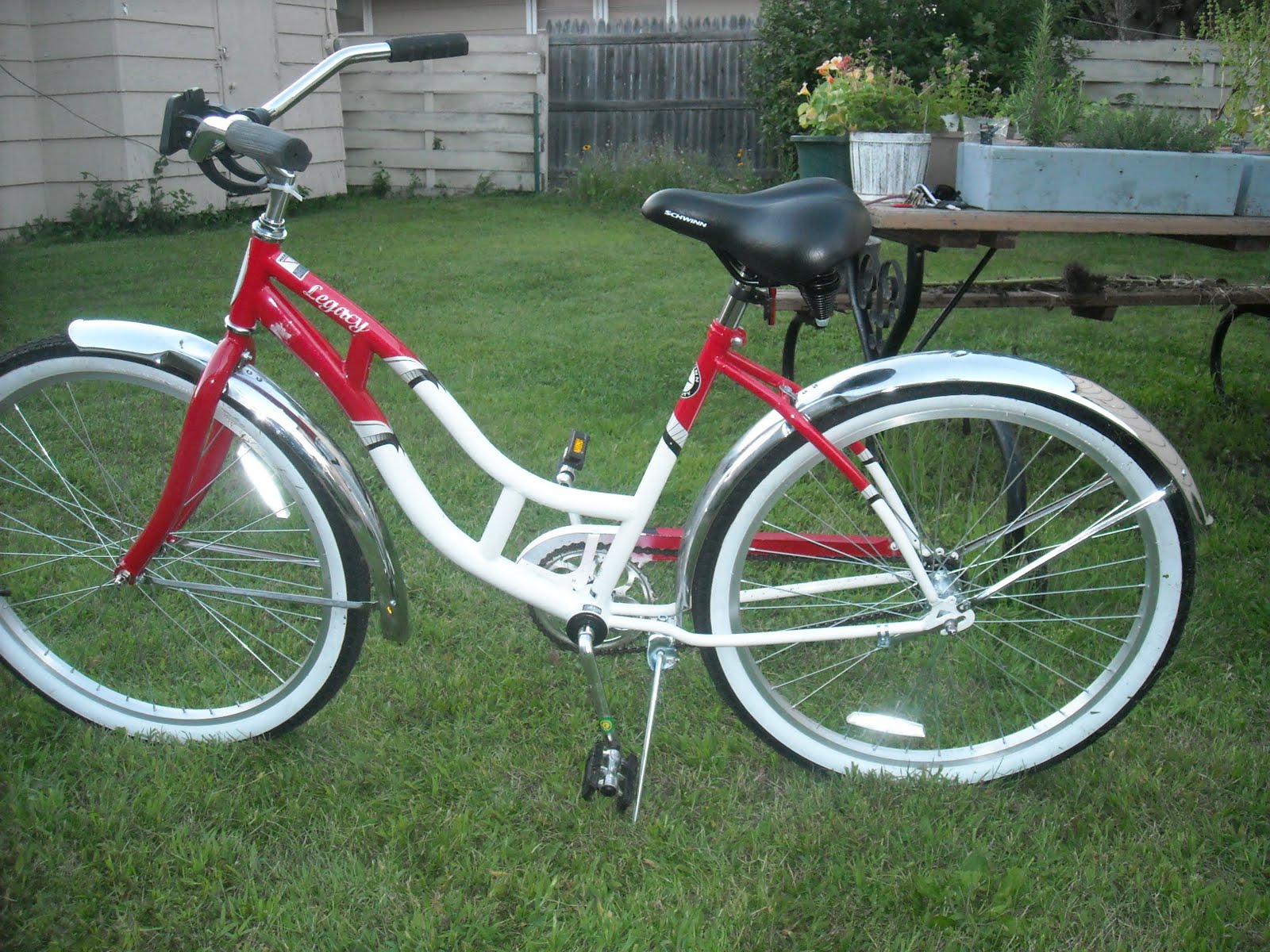 It Is Well With My Soul: The Girl with the red and white bike