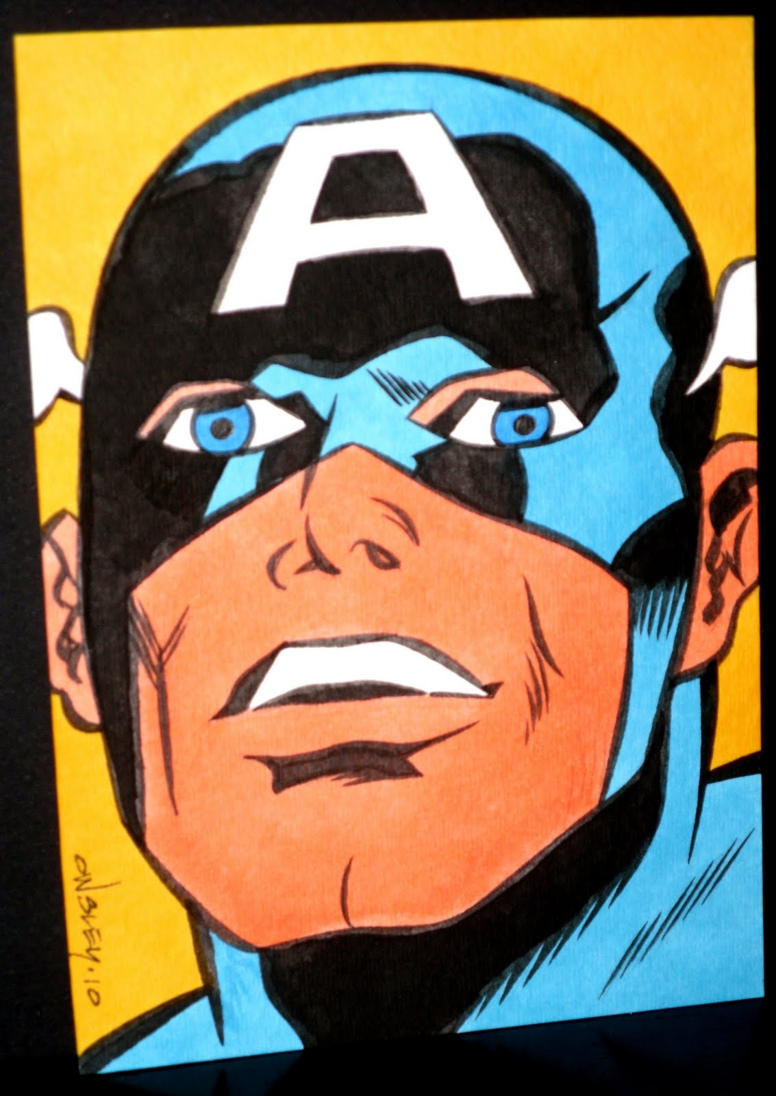 "WHEN CAPTAIN AMERICA THROWS HIS MIGHTY SHIELD!..."