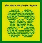 The "You make me smile" award