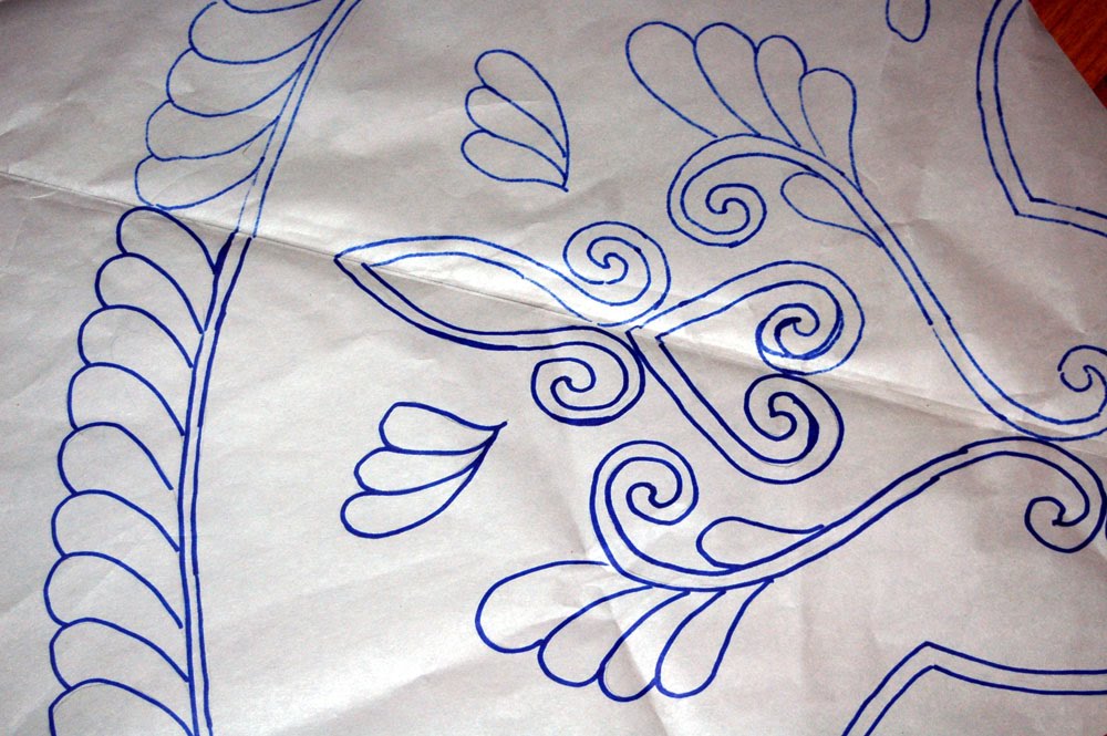 Stitchnquilt The Making of a Whole Cloth Quilt