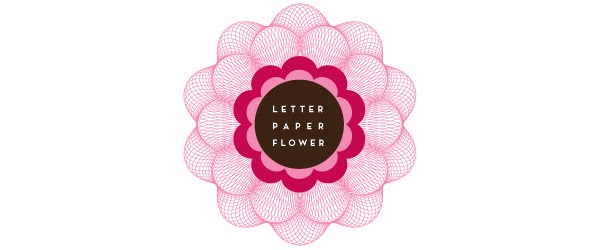 Letter Paper Flower