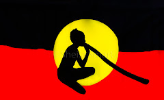 Aboriginal flag abstract