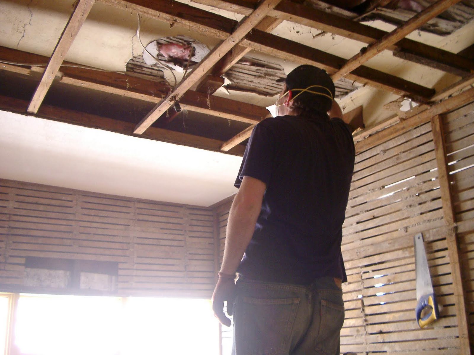 We bought that?: Stripping off the internal wall cladding