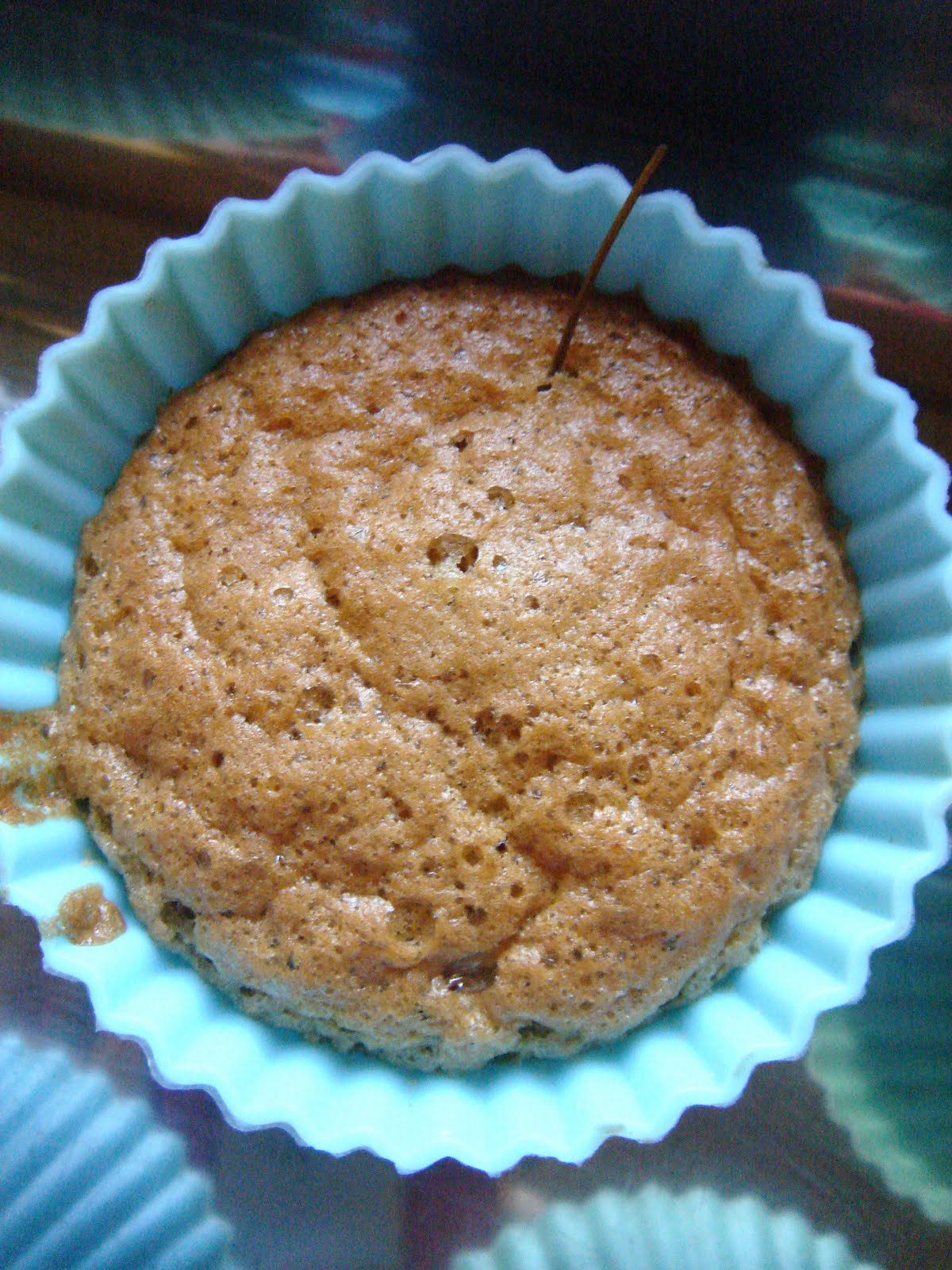 East meets West Coffee Sponge Cherry Cupcake