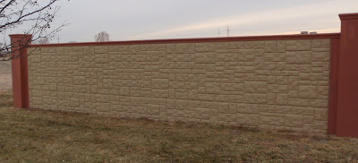 Concrete Forms: Concrete Fence Construction