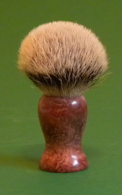 Fido's Shaving Brush Blog Custom brush Rudy Vey