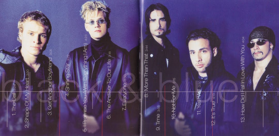 Encarte: Backstreet Boys - Black & Blue - Encartes Pop