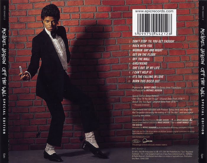 Encartes Pop Encarte Michael Jackson Off The Wall (Special Edition) Encartes Pop Encarte Michael Jackson Off The Wall (Special Edition)