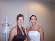 Bec and Deb on Bec's wedding day