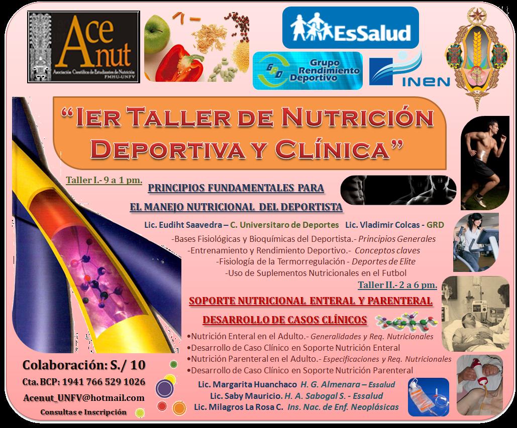 ACENUT Bienvenidos ..!!!! Ier Taller de
