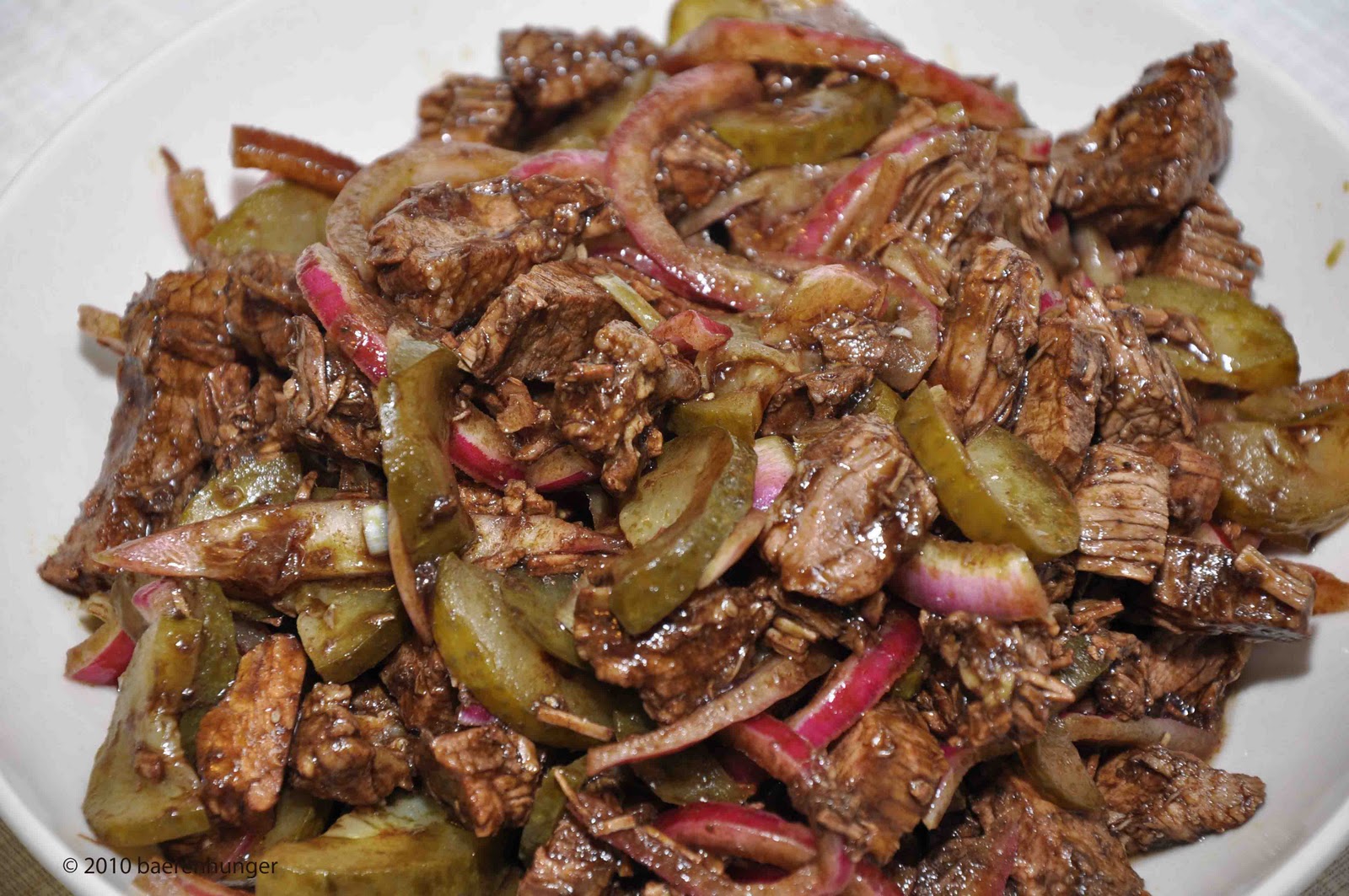 Bärenhunger: Rindfleischsalat