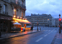 Ile St Louis, seen from Cite, after June rain