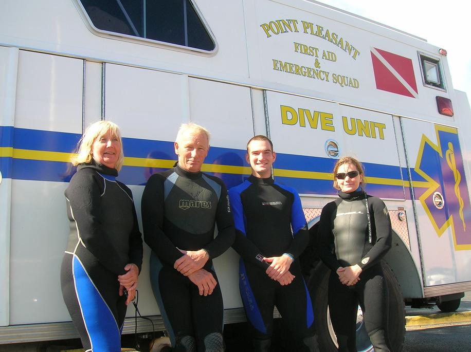 Point Pleasant Beach Rescue Dive Team Rescue Dive Team over the years