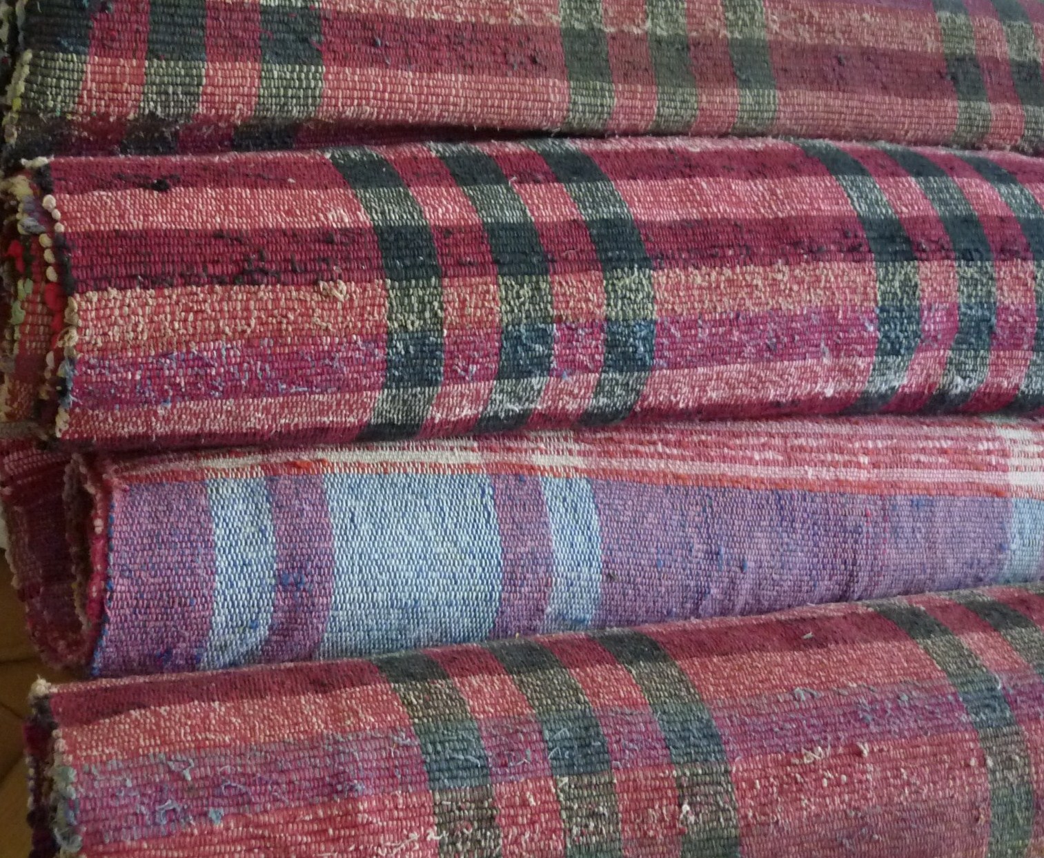 parna vintage linen and hemp Vintage Rag Rugs