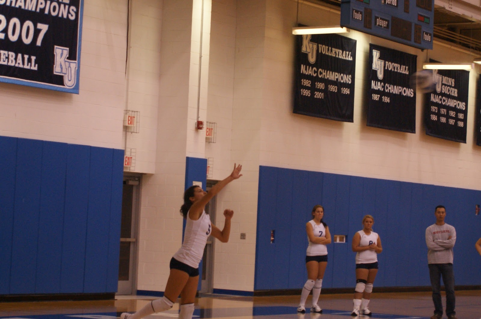 Volleyball Serve Follow Through
