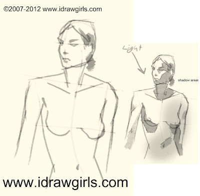 how to draw body, draw face, how to draw face,draw body, girl