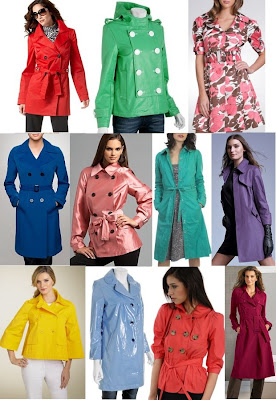Colorful Spring Raincoats