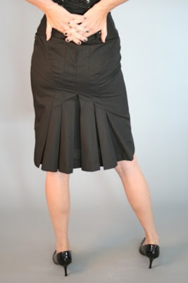 Pleated Pencil Skirt 14